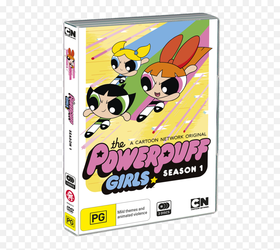 The Powerpuff Girls 2016 Season 1 - Dvd Png,Powerpuff Girls Transparent