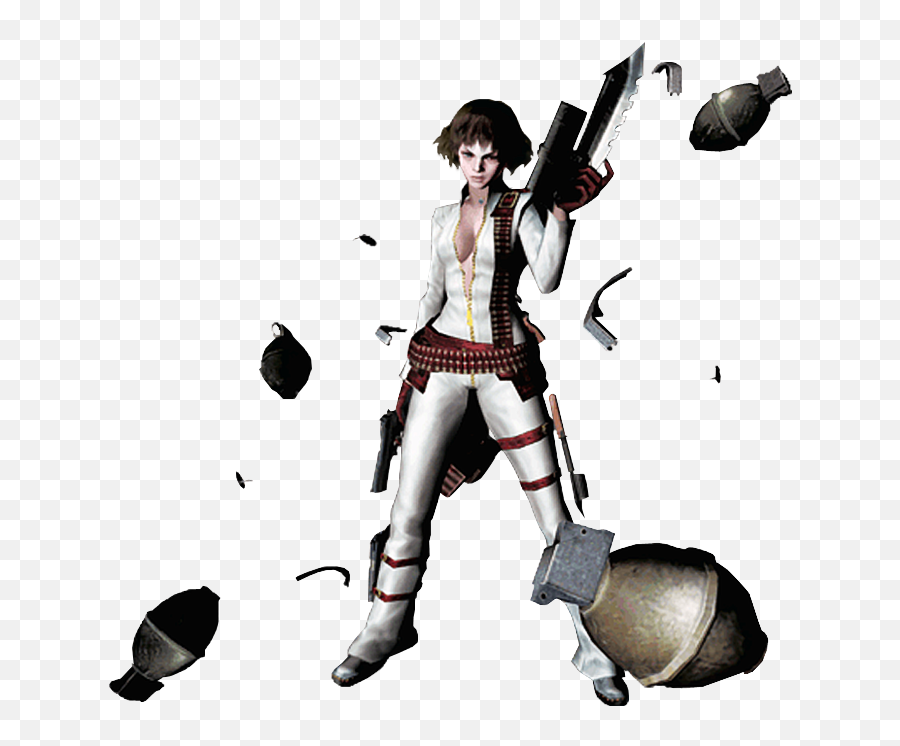 Png - Devil May Cry 3 Lady Alternate Costume,Devil May Cry Png