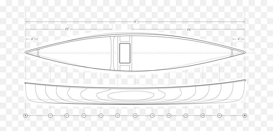 Fb Ashes Pack Canoe Lines Plan - Canoe Plan Png,Canoe Png