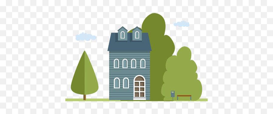 City Building House - Transparent Png U0026 Svg Vector File Transparent Building Cartoon Png,House Cartoon Png