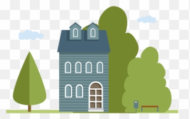 City Building House - Transparent Png U0026 Svg Vector File Transparent Building Cartoon Png,House Cartoon Png