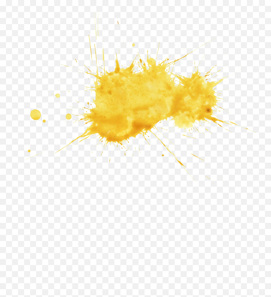20 Yellow Watercolor Splatter Png Transparent Onlygfxcom - Night,Space Png Transparent