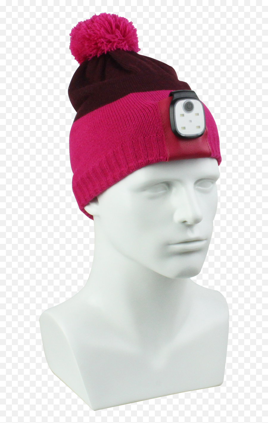 Children Winter Hats With A Pom And Led Light - Beanie Png,Winter Hat Png