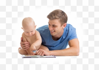 Father With Baby Png Image No - Background