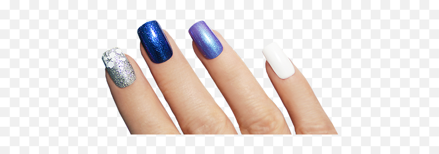 Finger Nails Png Picture - Acrylic Nails Clear Background,Nail Transparent Background