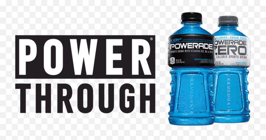 Powerade - Powerade Power Through Logo Png,Powerade Logo