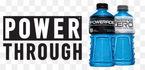 Powerade - Through Logo Png