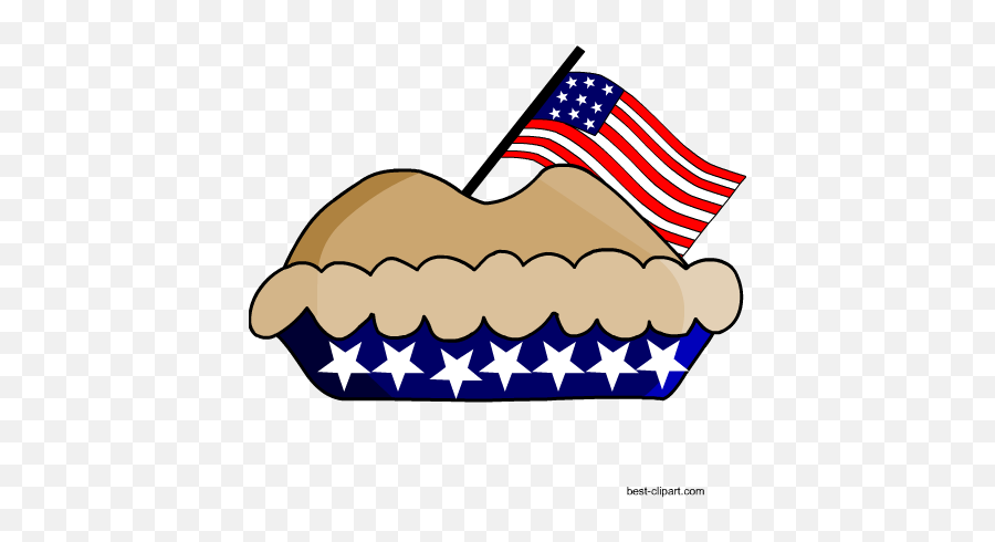 Download 4th Of July Pie Clip Art - American Png,Pie Clipart Png