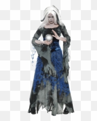 Halloween Dress Png File - Fortune Teller Costume Plus Size,Halloween Costume Png