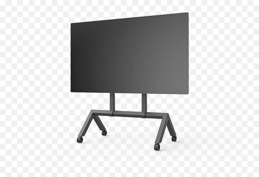 Black Rolling Tv Stand Png Transparent - One For All Tv Stand,Tv Stand Png