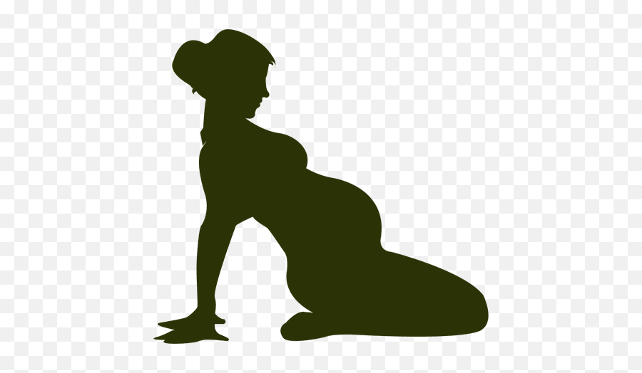 Pregnant Woman Sitting Silhouette 1 - Silhueta Mulher Gravida Sentada Png,Pregnant Woman Png