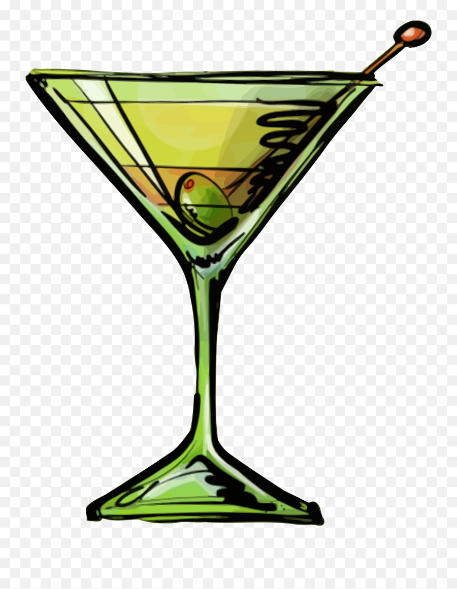 Big Image - Martini Glass Clip Art Png,Martini Png