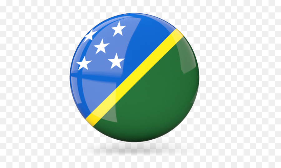 Glossy Round Icon Illustration Of Flag Solomon Islands - Bandera De Islas Salomon En Circulo Png,Island Icon