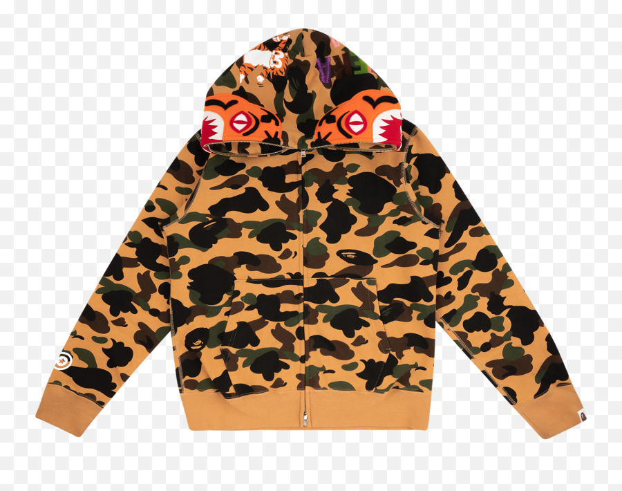 Nike Sb Tiger Hoodie Yellow Off 56 - Wwwnccccgoveg Long Sleeve Png,Nike Sb Icon Full Zip Hoodie