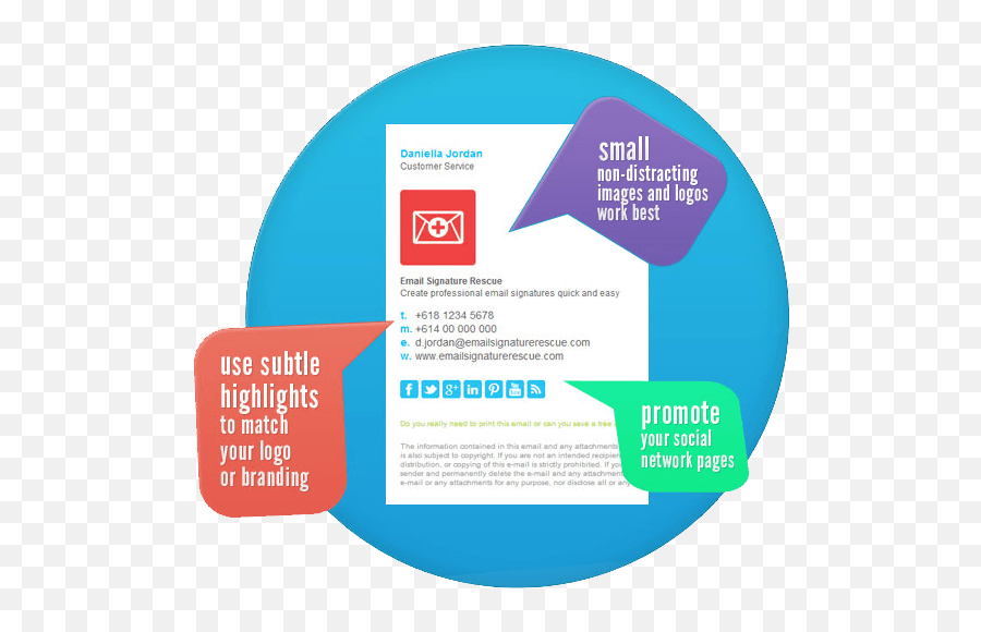 Include In A Professional Email Signature - Makes A Good Email Png,Email Icon For Signature
