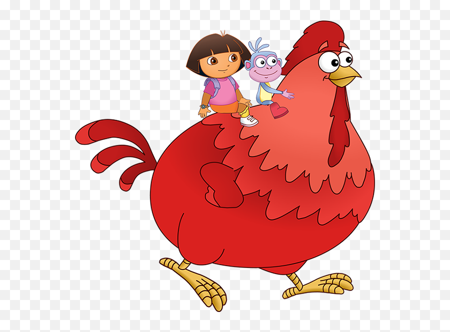 Dora And Boots Png Chicken