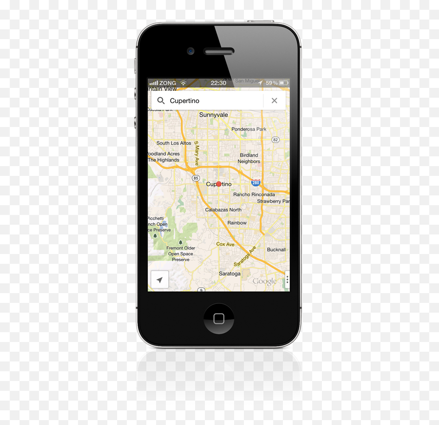 Google Maps For Iphone Default App - Iphone Google Maps Png,Google Maps Icon Iphone