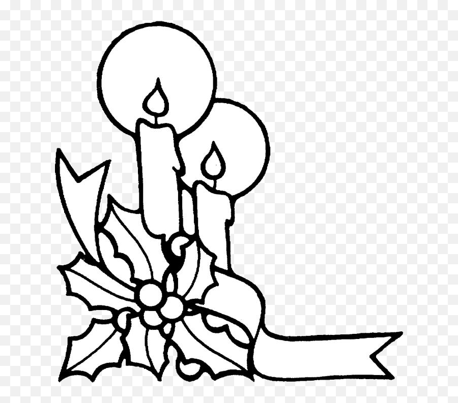 Free Christmas Candle Images Download Clip Art - Christmas Coloring Pages Candle Png,Christmas Candle Png
