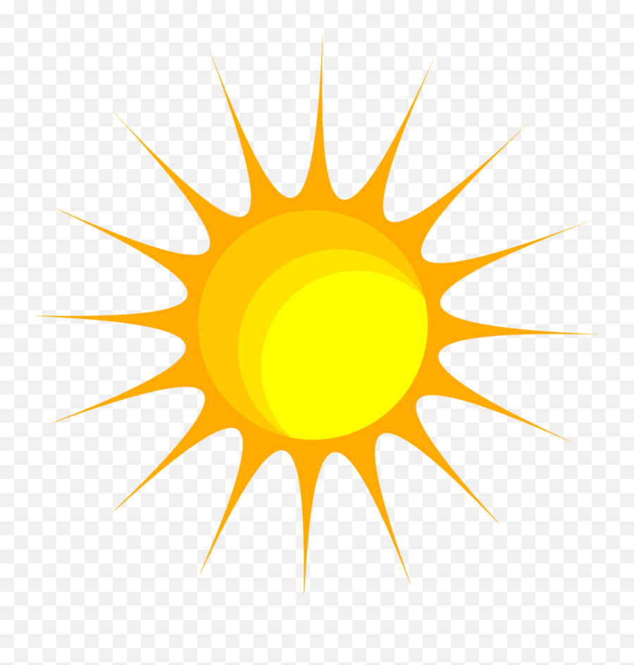 Sunlight Euclidean Vector Icon - Orange Sun Png Download Sun Png,Sun Silhouette Png