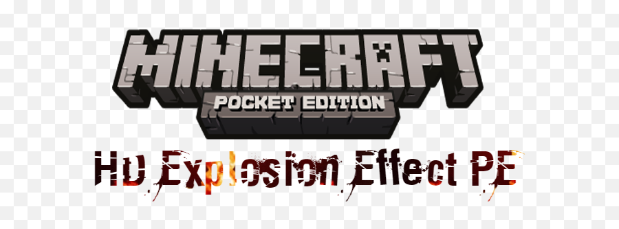 Download Minecraft Pocket Edition Png Image With No - Minecraft,Minecraft Logo No Background