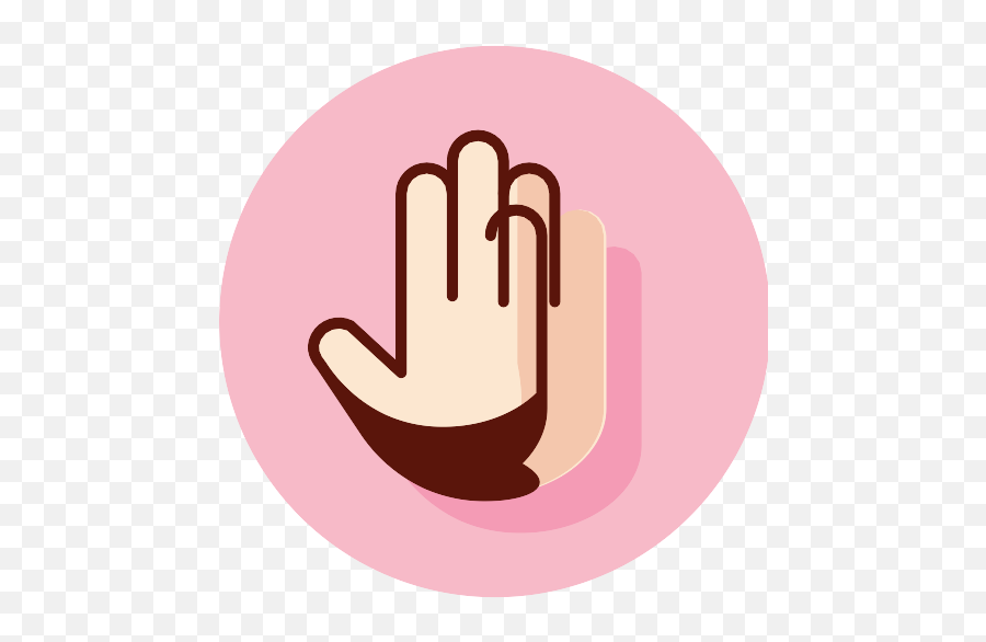 Pink Middle Finger Vector Svg Icon - Png Repo Free Png Icons Sign Language,Metal Icon