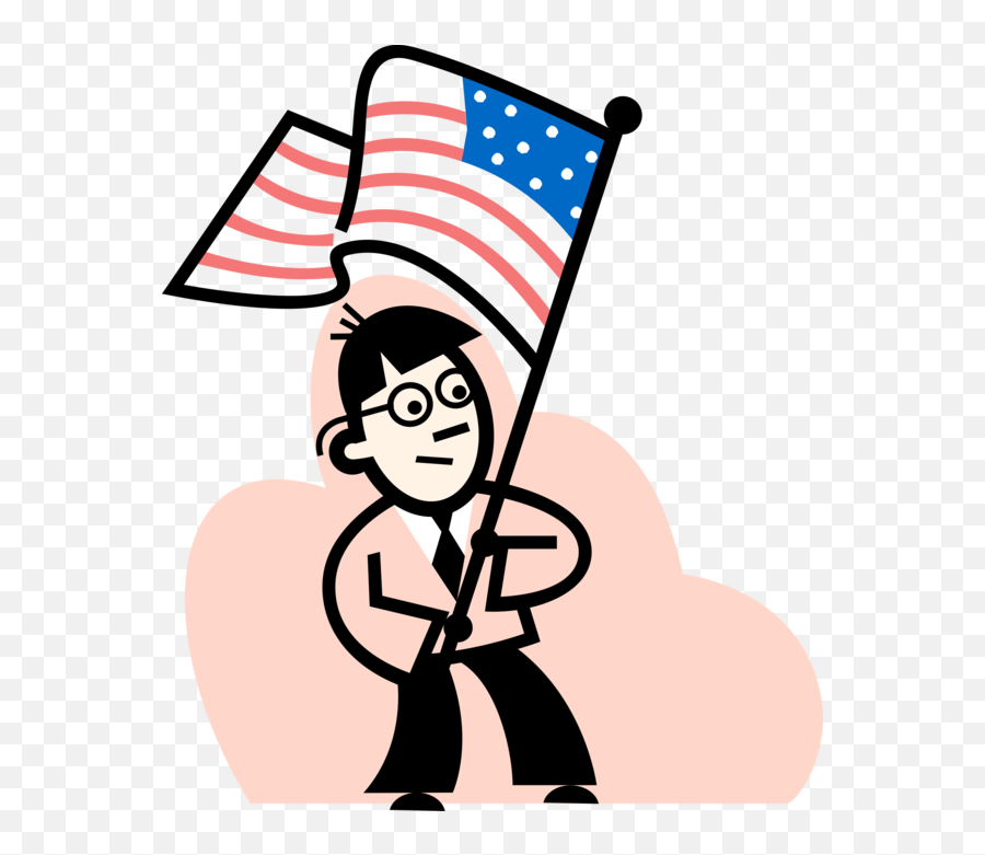 Waves American Flag Image Png Black And White Library - Kid Speaking,Black And White American Flag Png