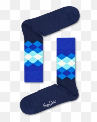 Faded Diamond Sock - png