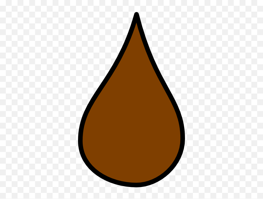 Water Clipart Rain Droplet - Brown Rain Drop Cartoon Brown Drop Clipart Png,Water Droplet Png