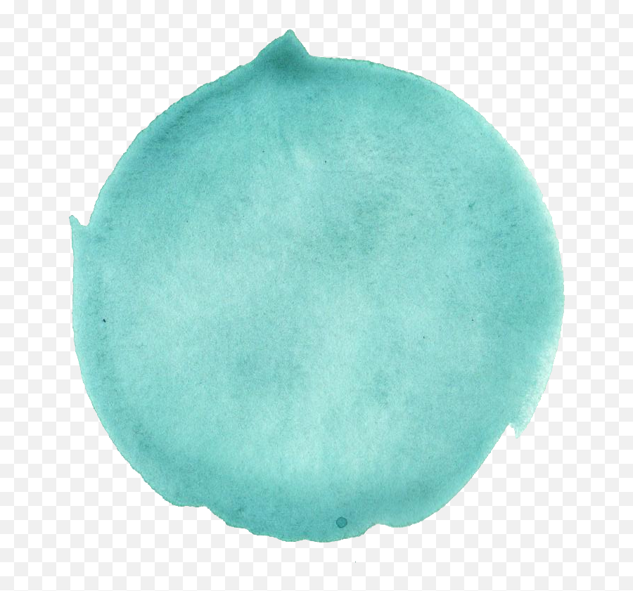 Turquoise Watercolour Dot Png Image - Turquoise Watercolor Png,Dot Png