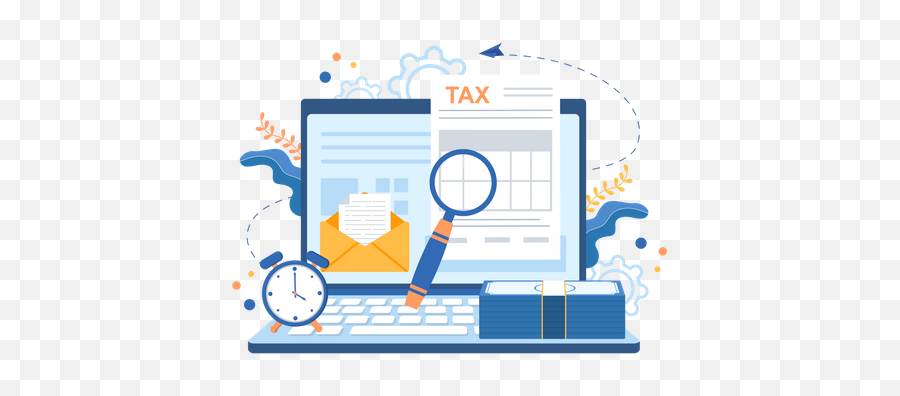 Income Tax Return Illustrations Images U0026 Vectors - Royalty Free Vertical Png,Sales Tax Icon