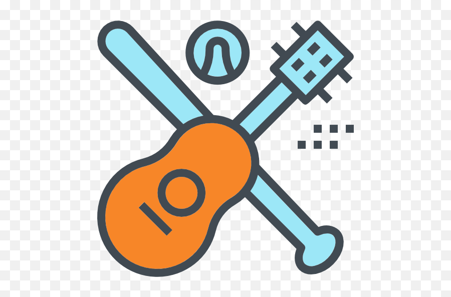 Hobbies And Free Time Music Baseball Activities Guitar - Hobbies Icon In Resume Png,Activities Icon