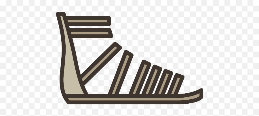 Sandals Vector Svg Icon 5 - Png Repo Free Png Icons Roman Sandals Icon,Gladiator Icon