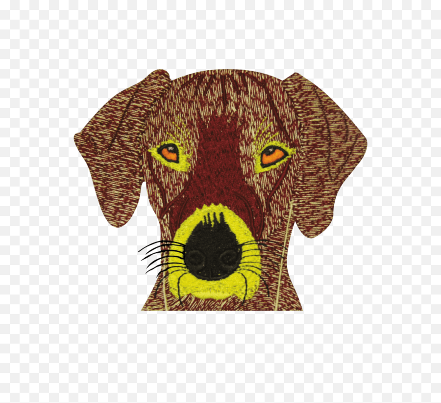 Download Hd Dog Face Embroidery Digitizing Sewout Sample - Dog Png,Dog Face Png