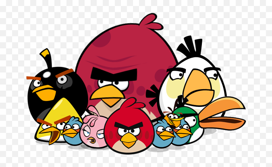 Angry Birds Png Transparent Background 46193 - Free Icons Angry Birds The Flock,Angry Png