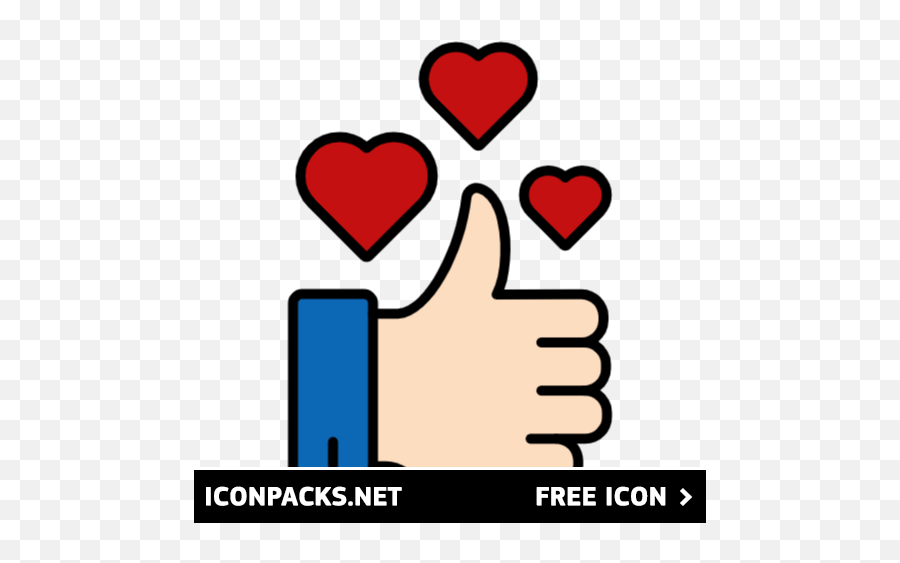 Free Thumbs Up And Hearts Icon Symbol Png Svg Download - Metaverse Icon,Thums Up Icon