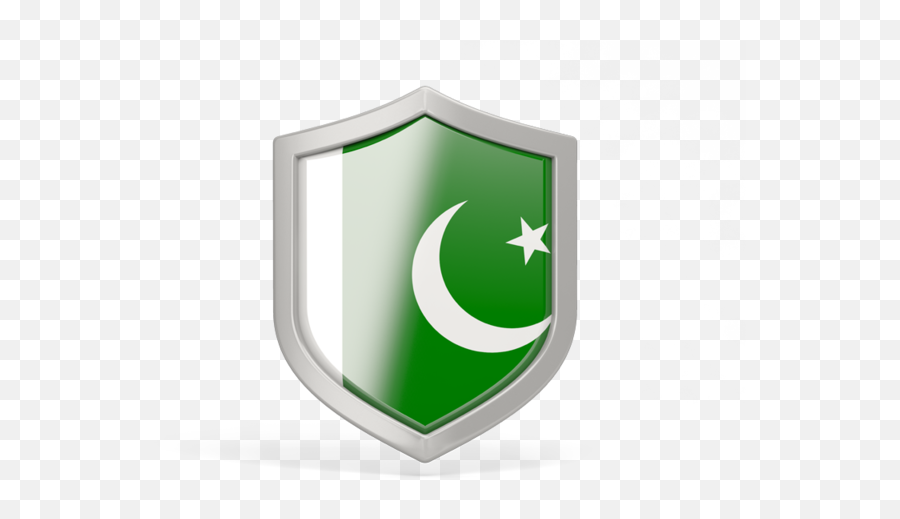 Shield Icon Illustration Of Flag Pakistan - Pakistan Flag In Sheild Png,Icon Pakistan