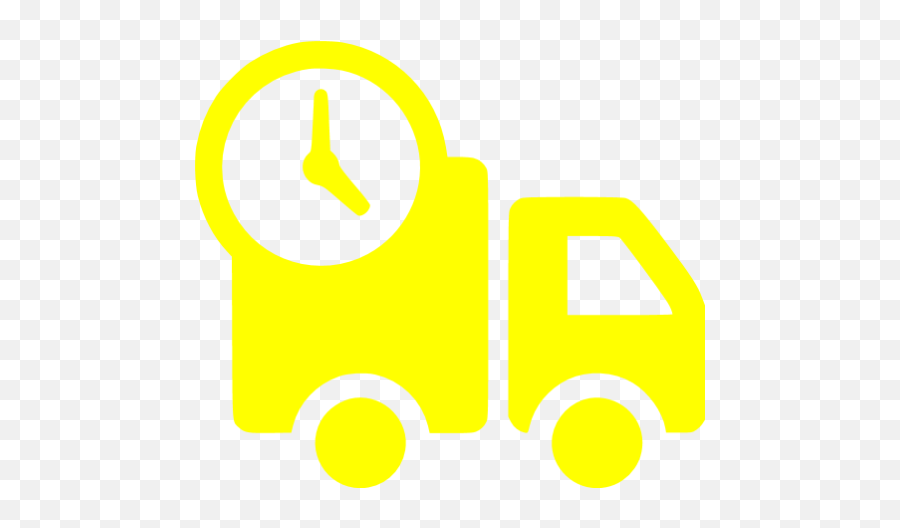 Yellow Delivery Food Icon - Free Yellow Delivery Icons Truck Icon White Png,Meal Icon Png