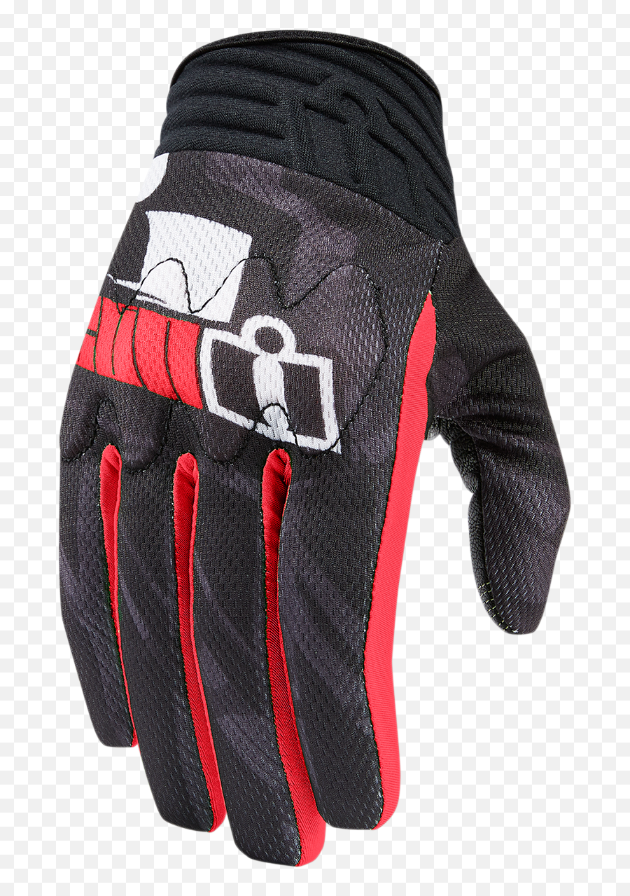 Icon Anthem Primary Glove - Red Motorcycle Outfit Icon Anthem Gloves Png,Red Gear Icon