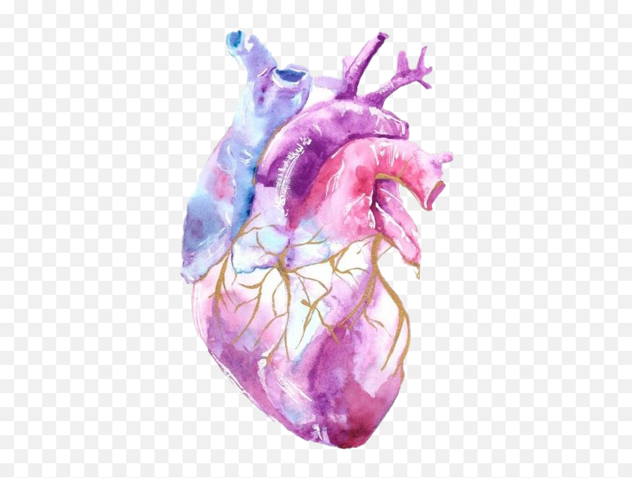 Download Free Purple Art Aesthetic Clipart Hd Icon Png Heart Organ