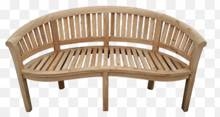 Teak Peanut Bench California Home Png