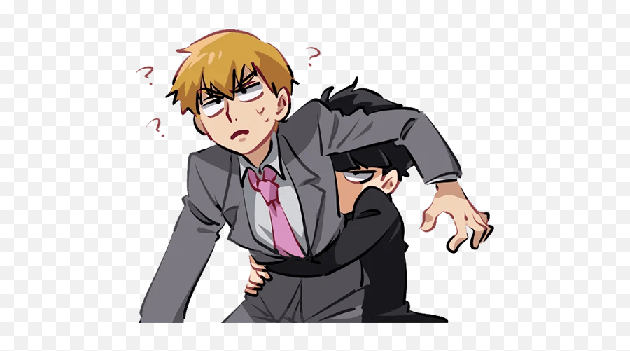 Mp100 - Telegram Sticker English Png,Reigen Arataka Icon