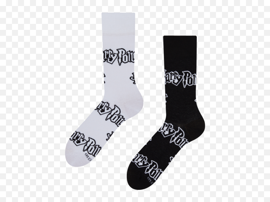 Harry Potter Socks - Black And White Harry Potter Ponožky Png,Harry Potter Scar Png