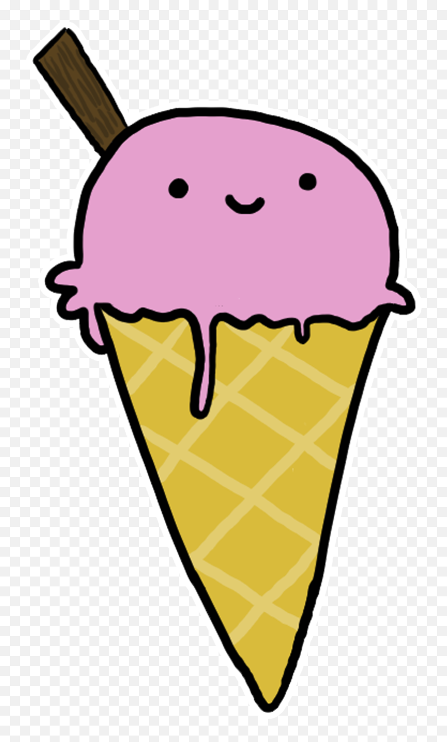 Ice Cream Transparent Cartoon Clipart - Transparent Cartoon Ice Cream Cone Png,Ice Cream Transparent