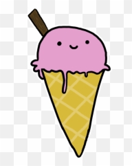 Ice Cream Transparent Cartoon Clipart - Cone png