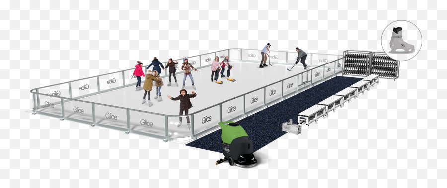Synthetic Ice Rink - Ice Rink Png,Hockey Rink Png
