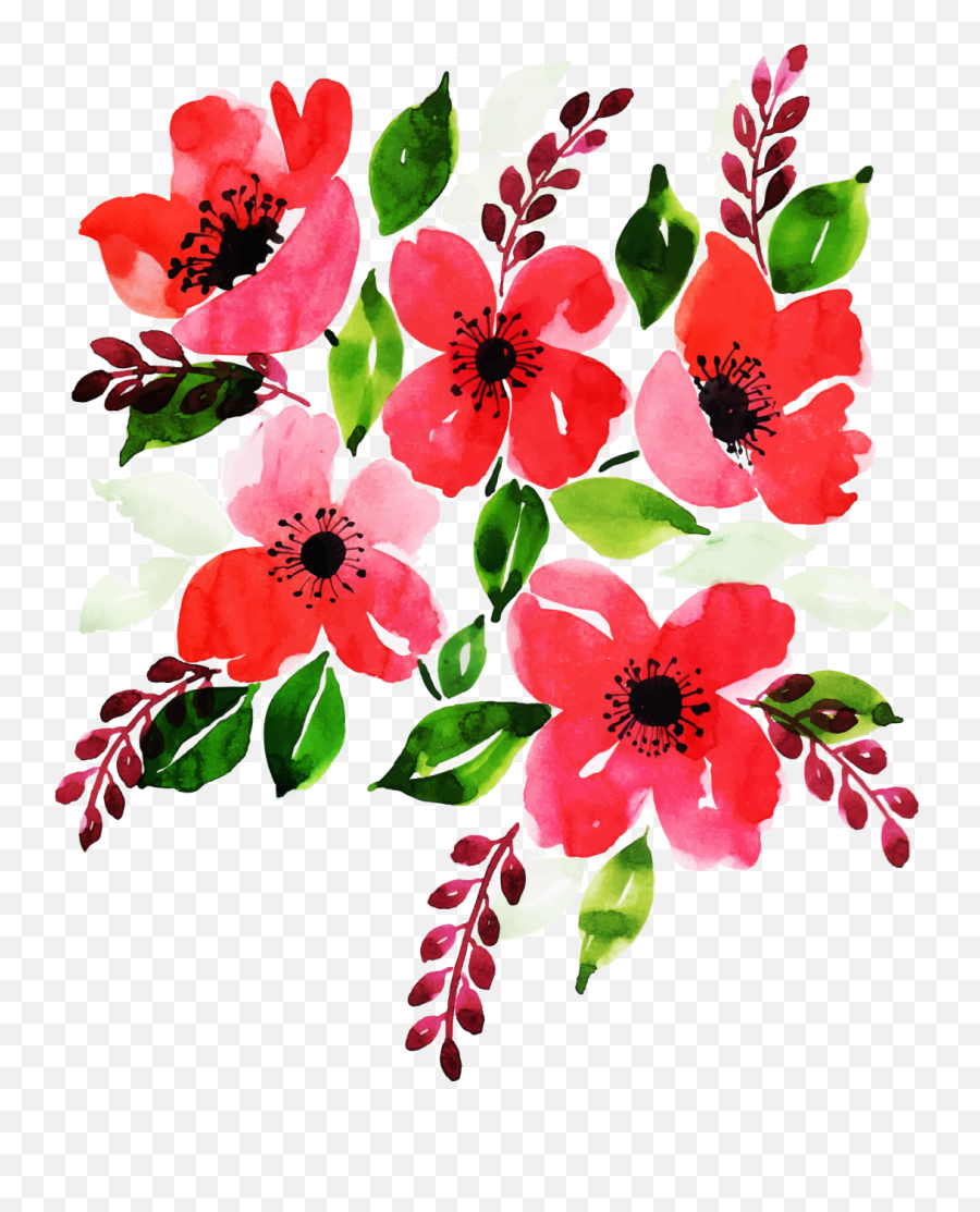 Free Png Downloads - Aquarela Primavera,Florals Png