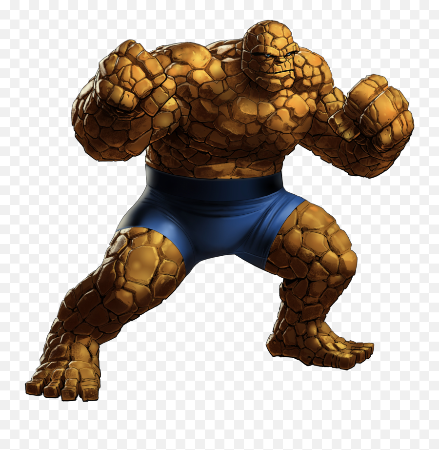 Thing Png Transparent - Marvel Avengers Alliance Thing,Fantastic Four Logo Png