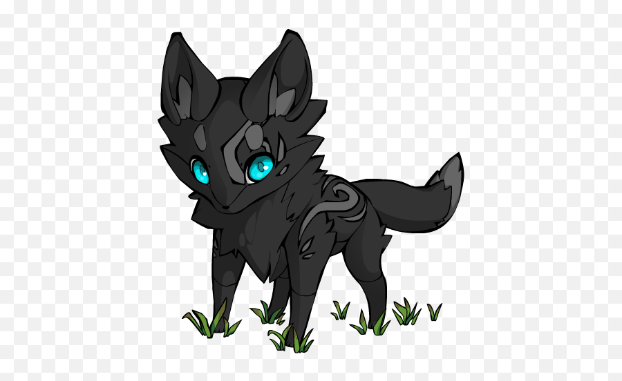 Download Blackstripe As A Fox - Foxy Without Eyepatch Full Black Fox Drawing Png,Eye Patch Png
