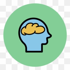 Head With Brain Icon - Icono Cerebro Png