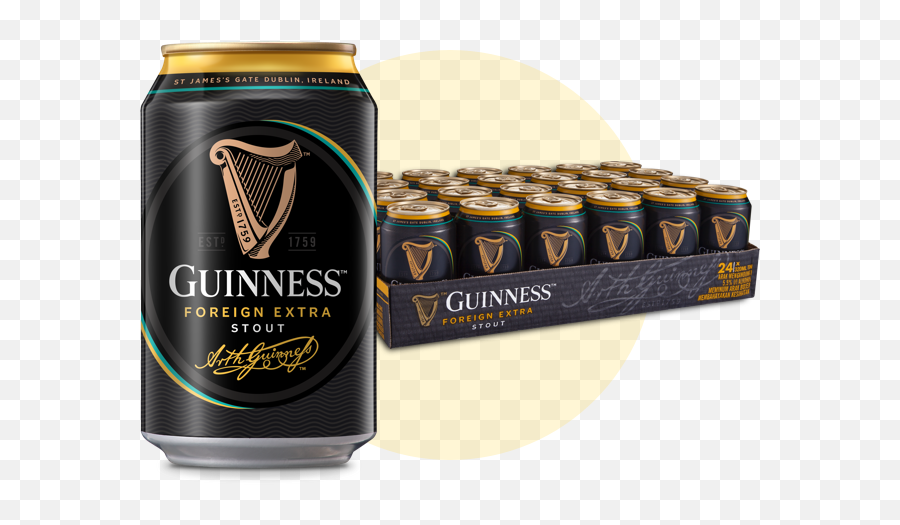 Guinness 24 Cans Pack - Guinness Cans 6 Pack Png,Guinness Png